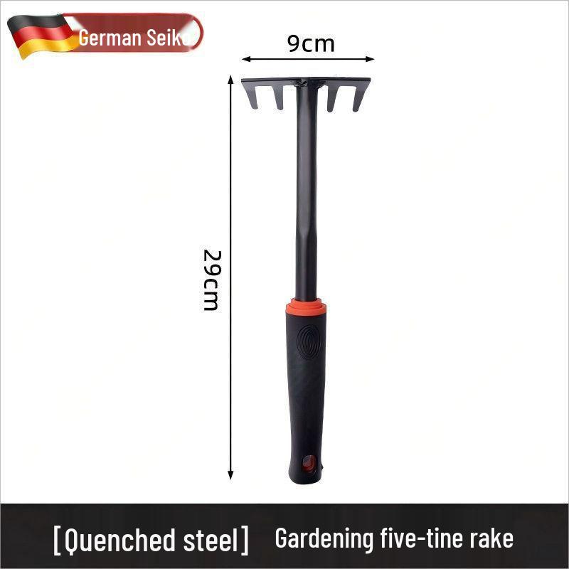 Tide-Chasing Tool Set: Adult Clam & Crab Digger with Gloves, Beach Shovel, Tongs, Kids' Gear, and Sand Rake.