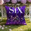 S-six musical Cushion Cover Home & Car Dual-Scene Pillow Cover: Reversible for Premium Comfort