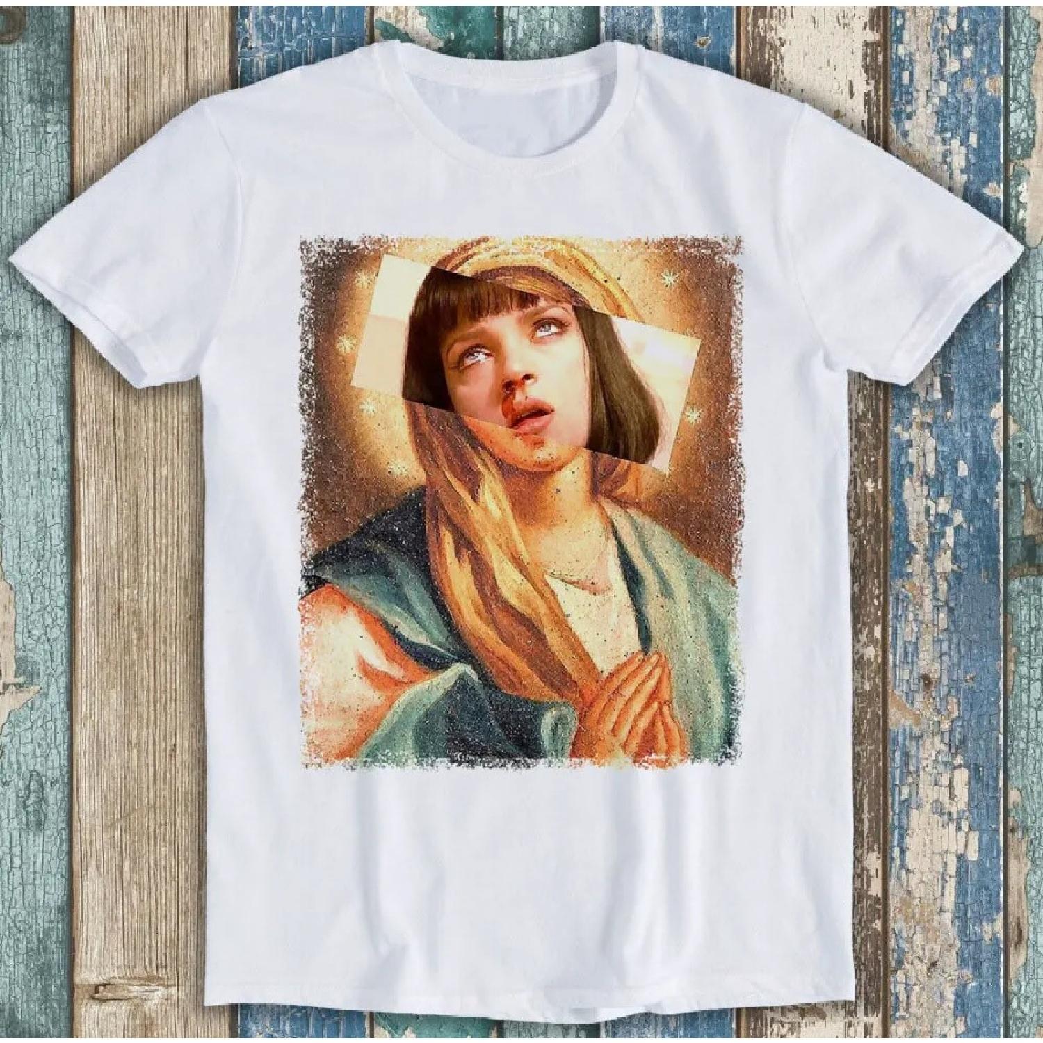 Mona Lisa Da Vinci Uma Thurman TV Cult Movie Funny T Shirt M1231 S