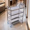 Utility Cart with Casters Commercial Grade for Hot-Pot Dining Environments