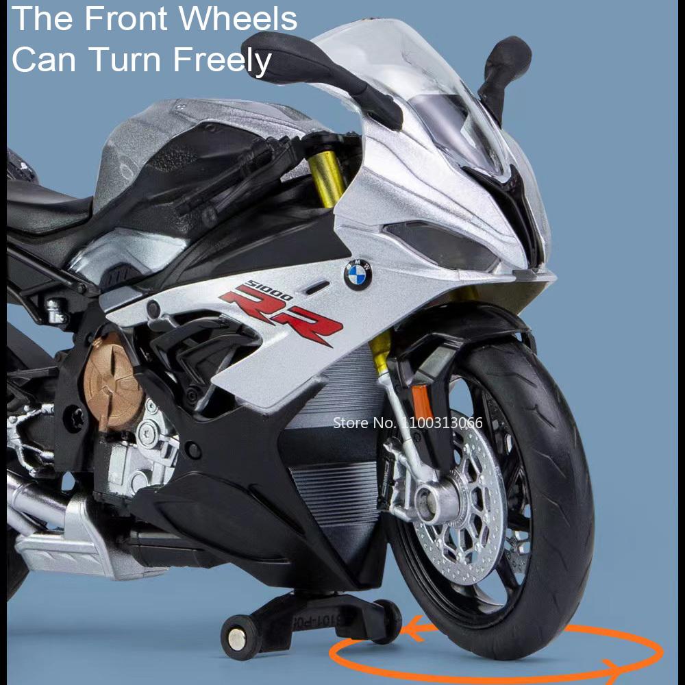 1:12 BMW S1000RR Motorcycle Models Car Toy Wheel Shock Absorption Honda CBR1000RR Fire Blade Motorcycles for Boys Birthday Gifts