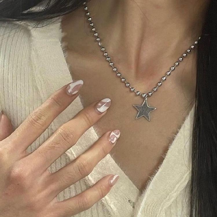 Five-pointed Star Necklace Temperament Korean Version Student Simple Jewelry