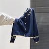 Bow Knit Cardigan Thickened Sweater Outerwear Women Autumn Winter New Style Loose Slouchy Sweet Top
