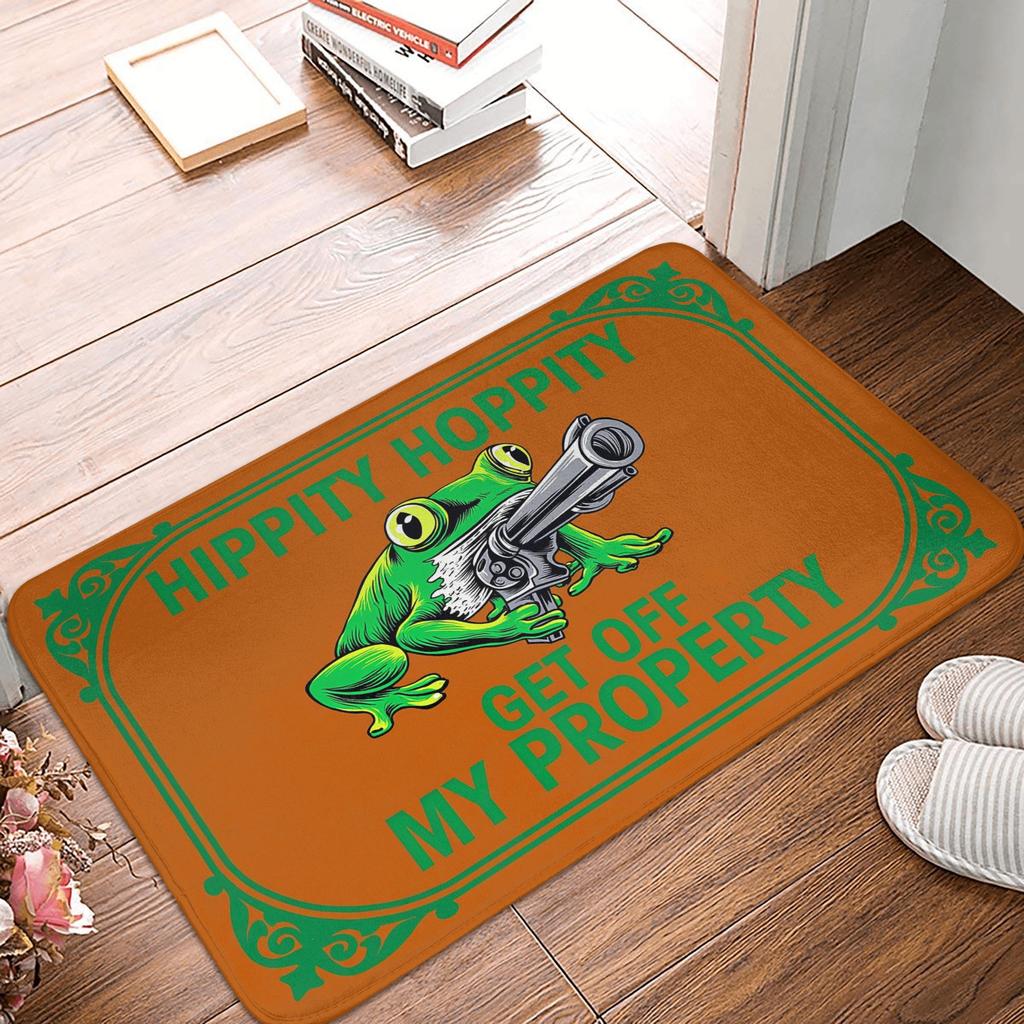 Happy Frog Doormat Mat Anti-Slip  Kitchen Bath Living Room Rug Carpet 40*60cm