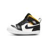 Jordan Air Jordan 1 Crib Bootie Comfortable Slip Resistant Cushioning Abrasion Resistant Mid top Toddler Shoes AT3745-017
