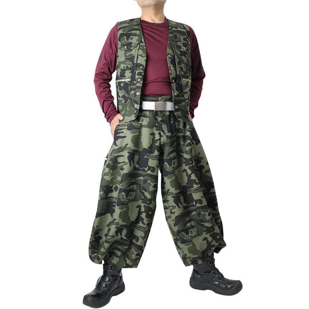 Lange 4441 Serie Hosen Camouflage Grün Camouflage Schwarz Weiß Arbeitskleidung Arbeitskleidung Kniebundhosen Bauarbeitskleidung Taille 76cm Camouflage