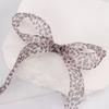 Leopards Print Sheer Ribbon Shoe Laces 140cm Long Flat Shoelaces Polyester Shoe Laces for Adults Kids Trainers Sneakers