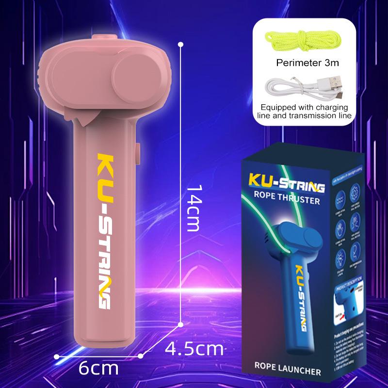 

LED Cat Play Rope with Wool and Decompression Thruster 6*4.5*14 розовый