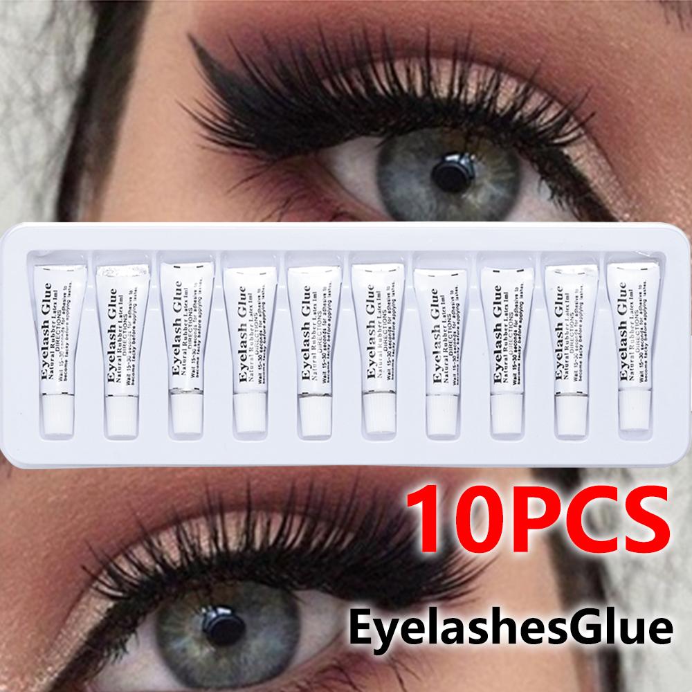 

Lasting Eye Makeup Tools Eye Lashes Adhesive Waterproof False Eyelashes Glue Double Eyelid Glue 10PCS/BOX