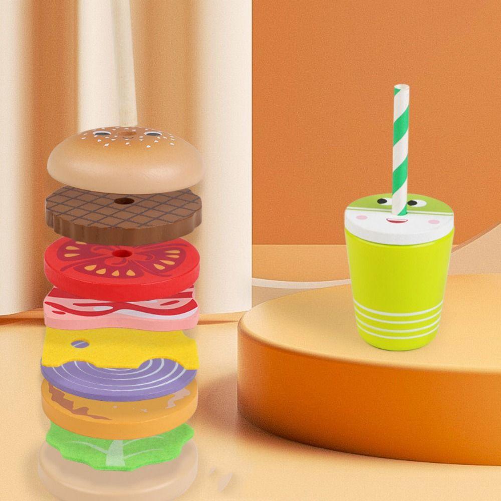 Stacking Game Pretend Play Kitchen Food Toys Cooking Role Play Toys  Pretend Cooking