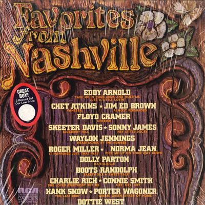 LP Record VARIOUS - Favorites From Nashville CXS9019 RCA CAMDEN 1972 US Folk Used