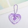 Hollow Heart Pendants Photo Album Decoration Key Chain Album Pendant Keychain Keyring Bag Key Decoration