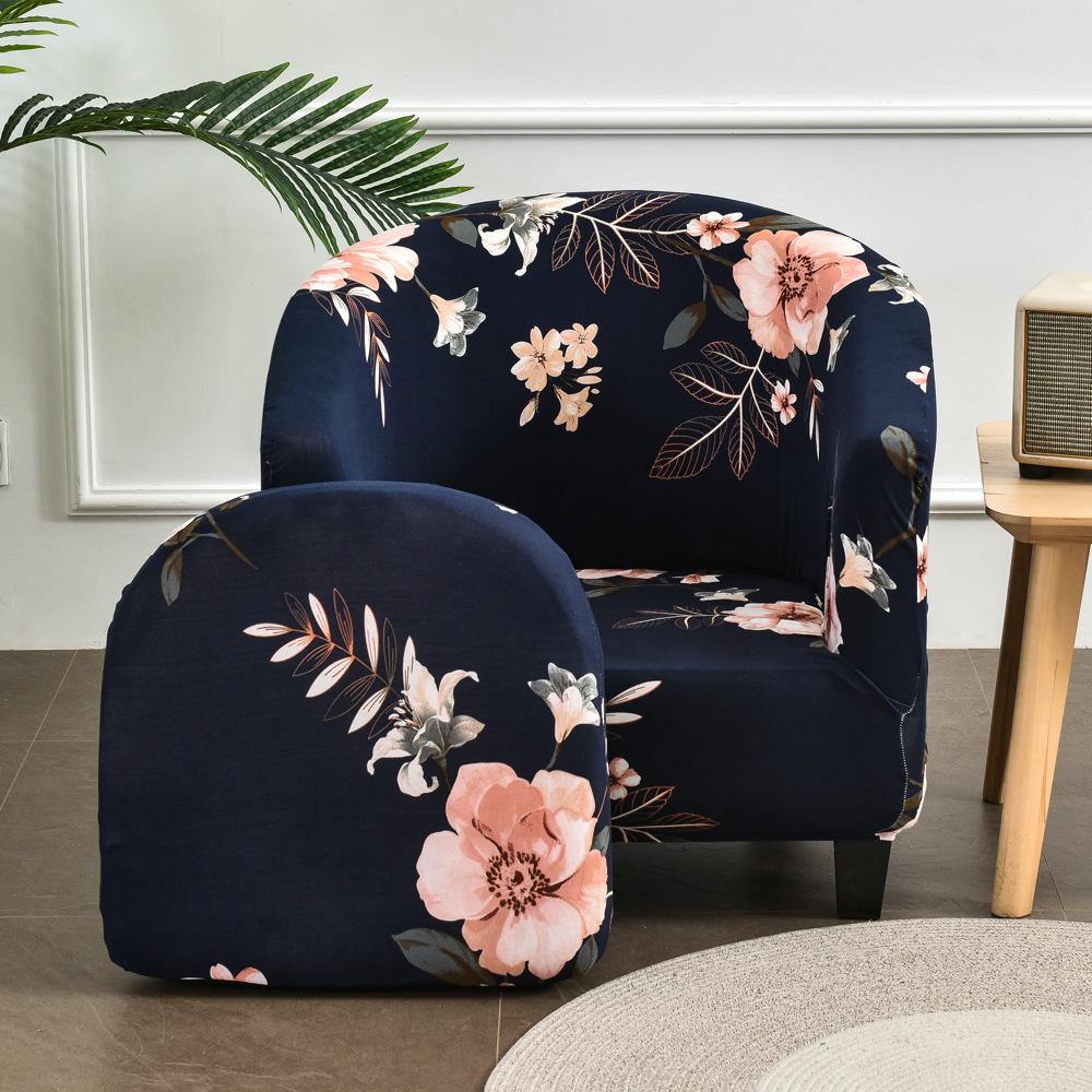 Semi-Circular Club Chair Protective Sofa Cover