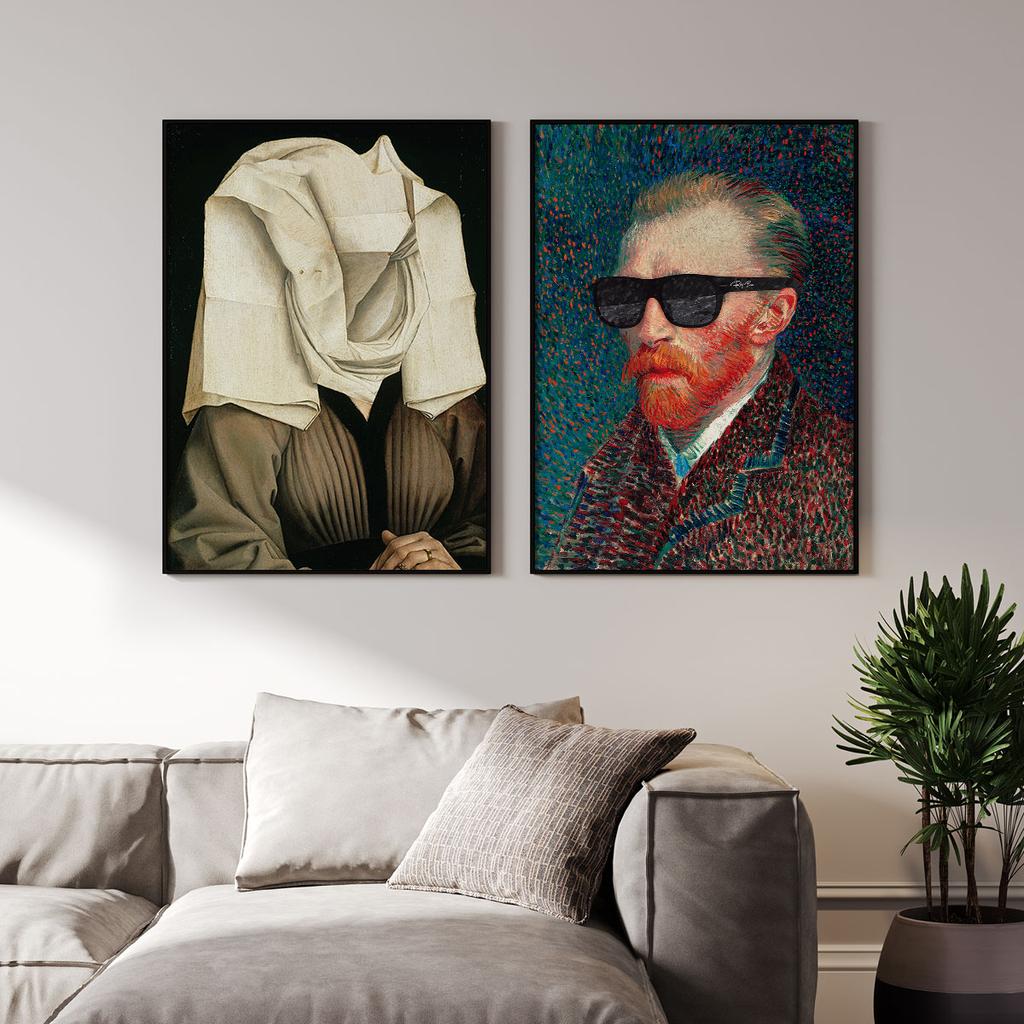 Zestaw dwóch plakatów van gogh