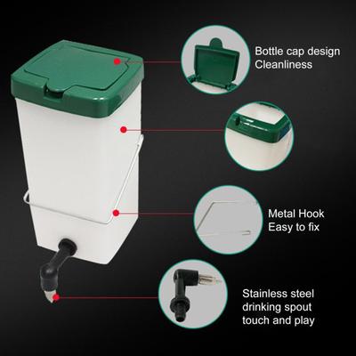 Yousheng 0,5/1L Abbeveratoio Automatico per Conigli Design del Coperchio Anti-perdita Fontana Anti-schizzi Erogatore d'Acqua Attrezzatura per Bere