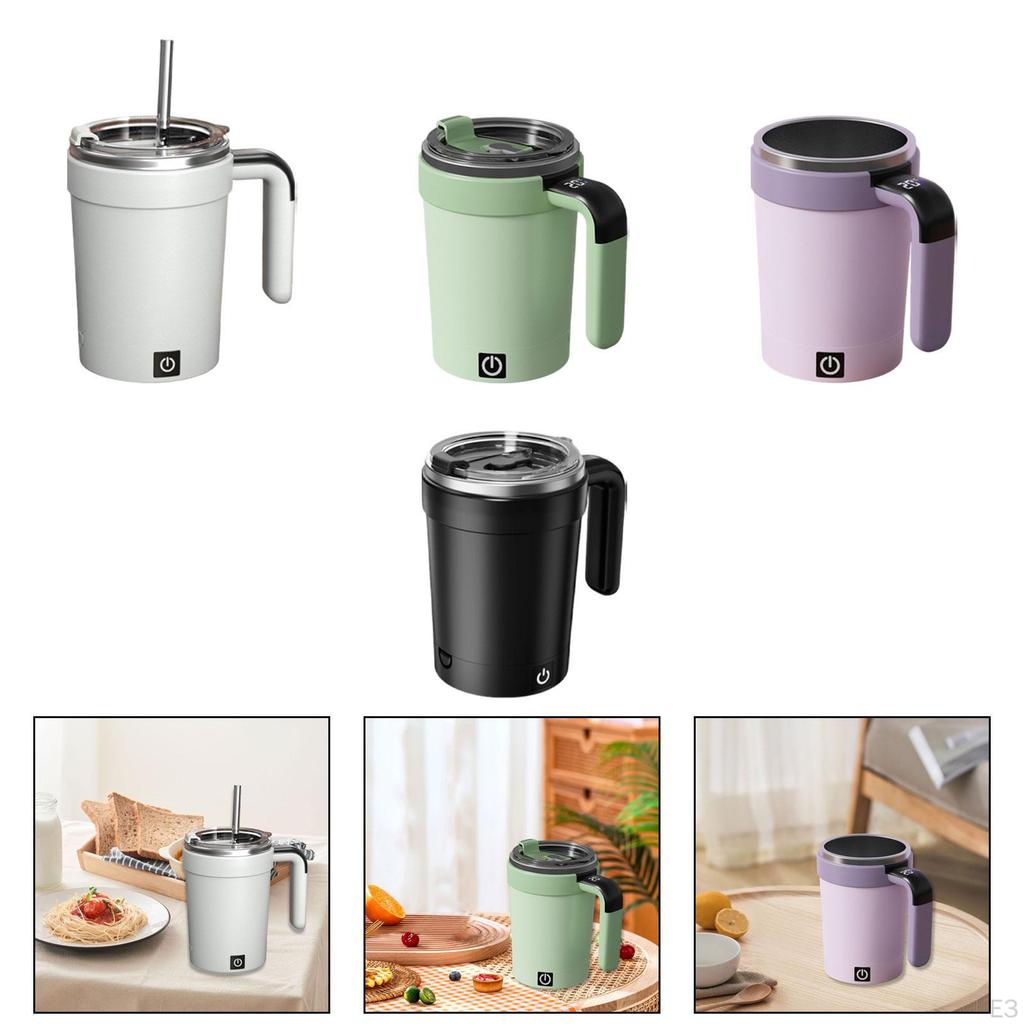 Automatic Stirring Coffee Mug Waterproof Comfortable Accessory for Office Travel Gym