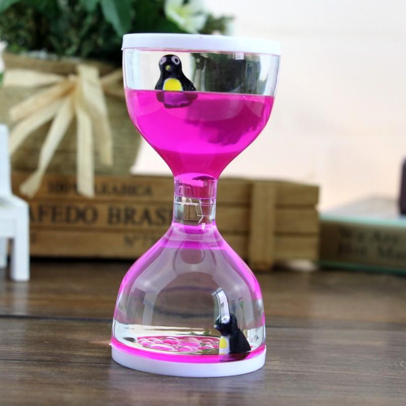 

Liquid Motion Timer Oil Hourglass Decorative Dynamic Cartoon Animals Lovely Satisfying Sensory Oil Drop Timer Home Decoration красный