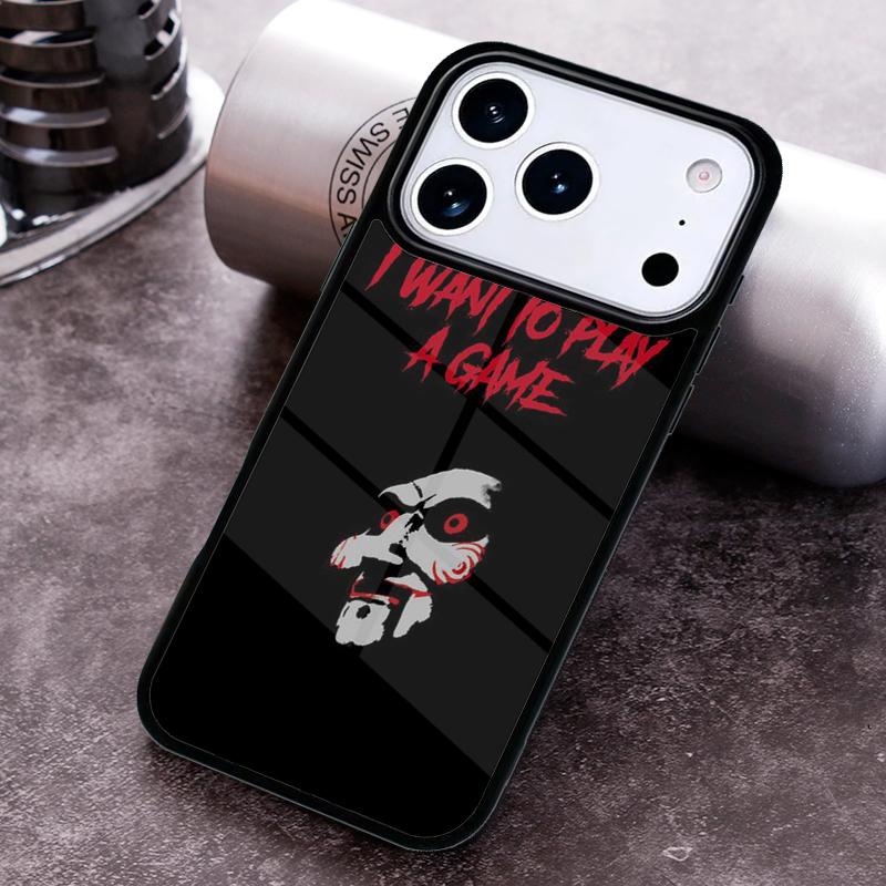 Jigsaw Saw Phone Case for iPhone 17 16 15 Pro Max Air 14 13 12 11 Plus Shockproof Cover