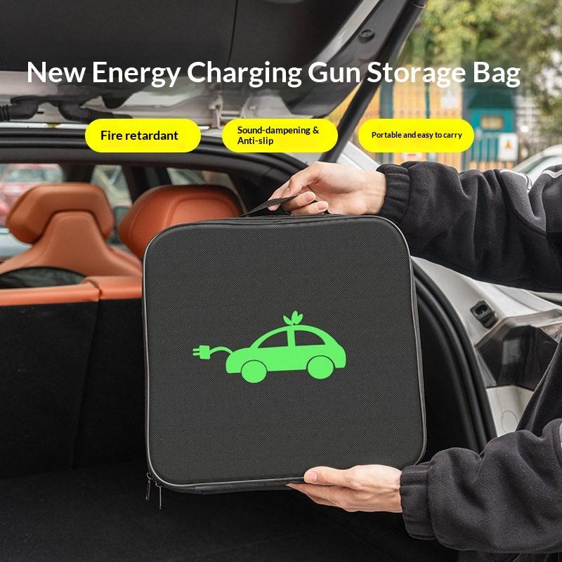 Fit For Leapmotor B10 C10 C16 B01 Car Specialized New Energy Electric Vehicle Portable Charging Gun Storage Bag Modification