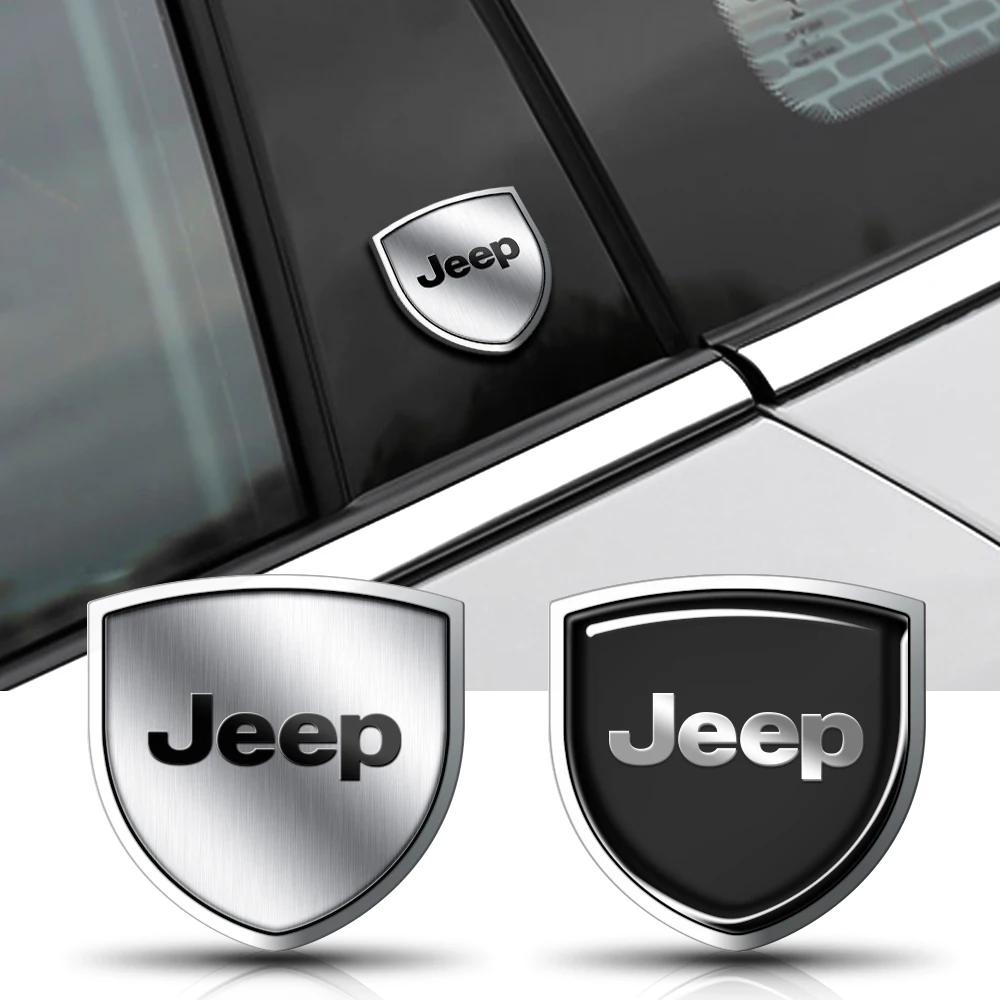 Zinc Alloy Metal Side Body Decoration Wing Guard Sticker for Jeep Compass Renegade Avenger Patriot Cherokee Liberty AKS1