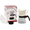 Kalita coffee drip set fast extraction speed that brings out only flavor before any off-taste develops. Three-hole dripper high thermal insulation 1-2