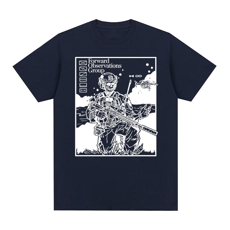 Forward Observations Group Vintage tshirt Skeleton FOG Harajuku Streetwear Cotton Unisex T shirt New TEE TSHIRT Womens tops