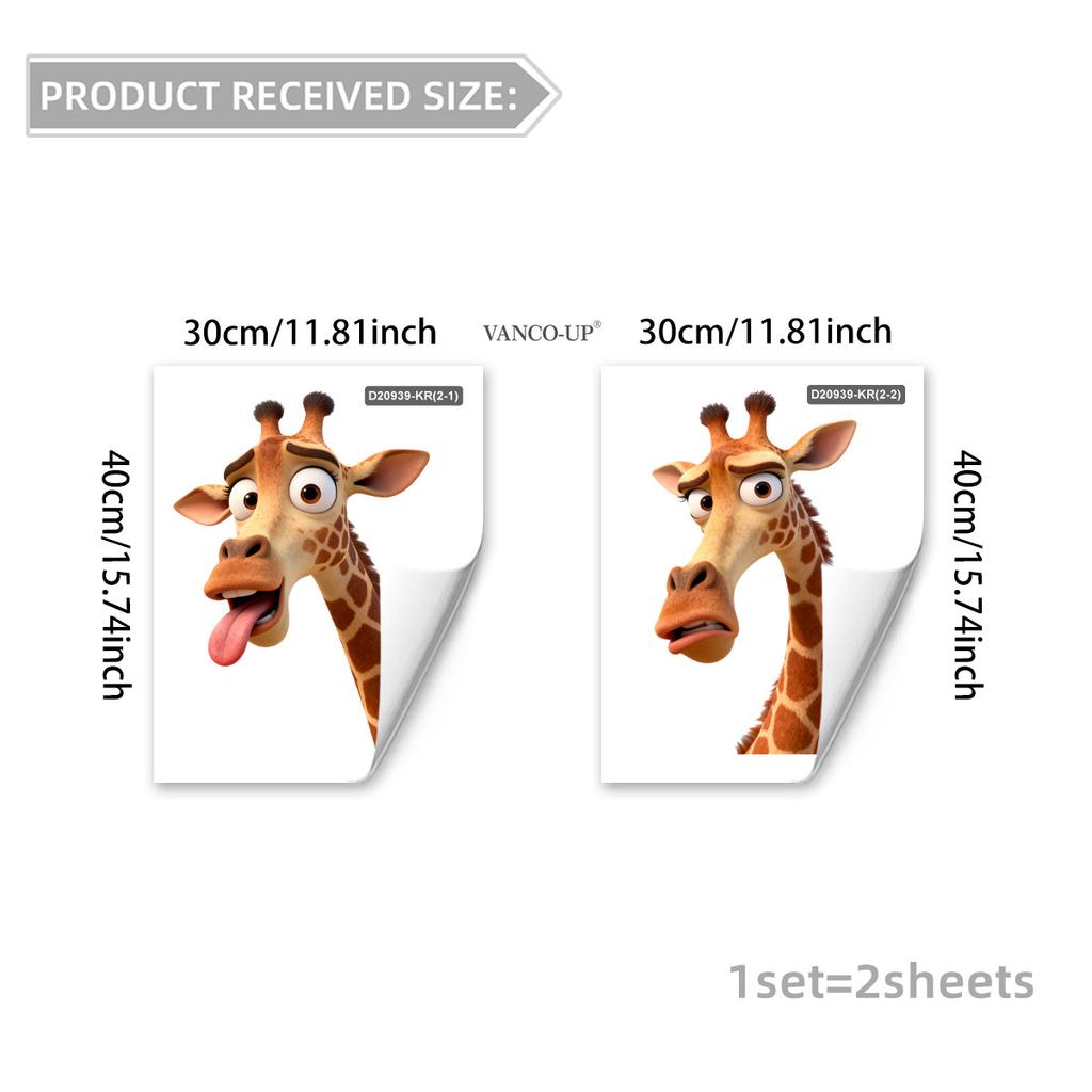 Static Cling Window Stickers Cartoon Animals Butterflies Flowers Removable No Glue Glass Door Shop Window Home Decor