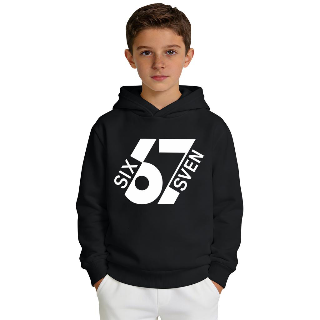 Boys' Printed Hooded Long,Sleeve Sweatshirt Casual Sports Comfort Sweatshirt
