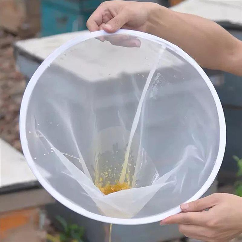 ABBP-10-Pack Honey Filter Bags, Ultra-Fine Mesh Strainer Bucket Filter For Beekeeping And Kitchen Use