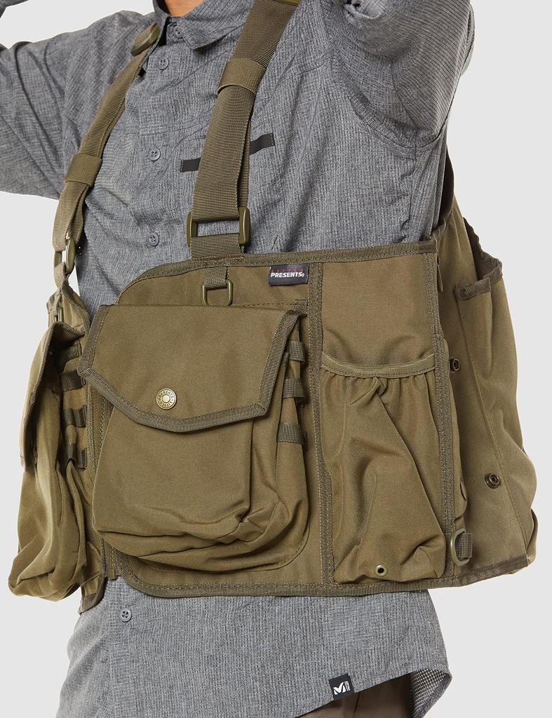 LITTLE PRESENTS Trout Classic Vest Olive Khaki V-25