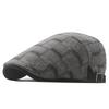 Peaked Hat Men's Spring Summer British Vintage Fashion Checkered Casual Painter Hat Women's Beret