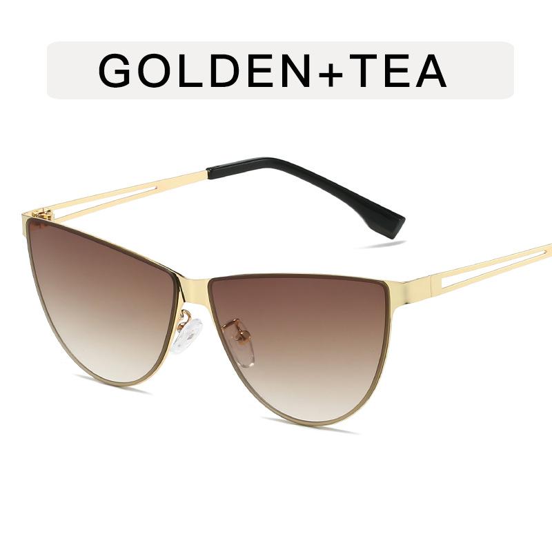 

Солнцезащитные очки формы «кошачий глаз» женские европейско-американская мода трендовые солнцезащитные очки для мужчин для отпуска путешествий для улицы