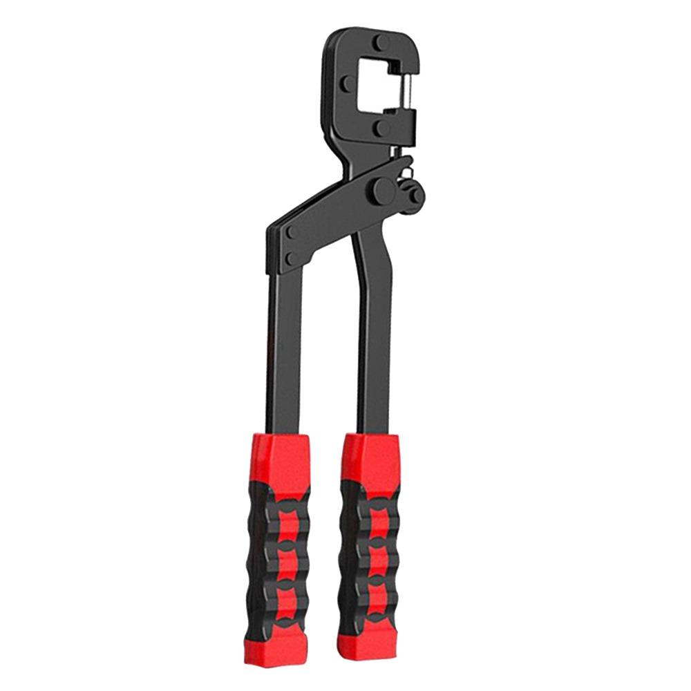 Durable Alloy Keel Clamp Flat Hole Heavy-Duty Keel Crimping Pliers Fastening Stud Crimper Gypsum Board Installation
