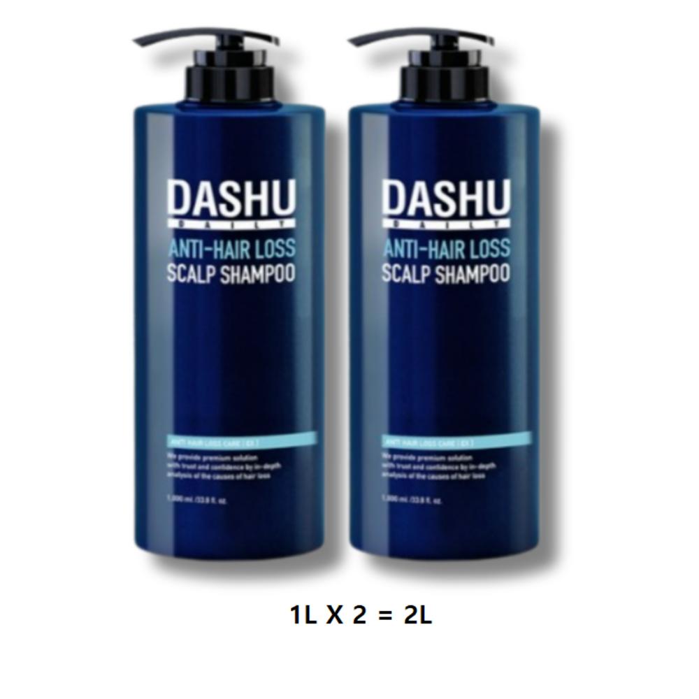 Dashu Daily Herbal Scalp Gold Hair Loss Shampoo Citrus Fragrance, 2L, 3 ea.