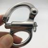 Jaw Swivel Snap Shackle Stainless Steel Quick Release Shackle Hook Chain Shackle  Halyards