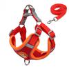 Dog Harness and Leash Set Cat Reflective Faux Suede Puppy Outdoor Pet Escape Proof Yorkie Soft Vest Walking Small Dog Harness