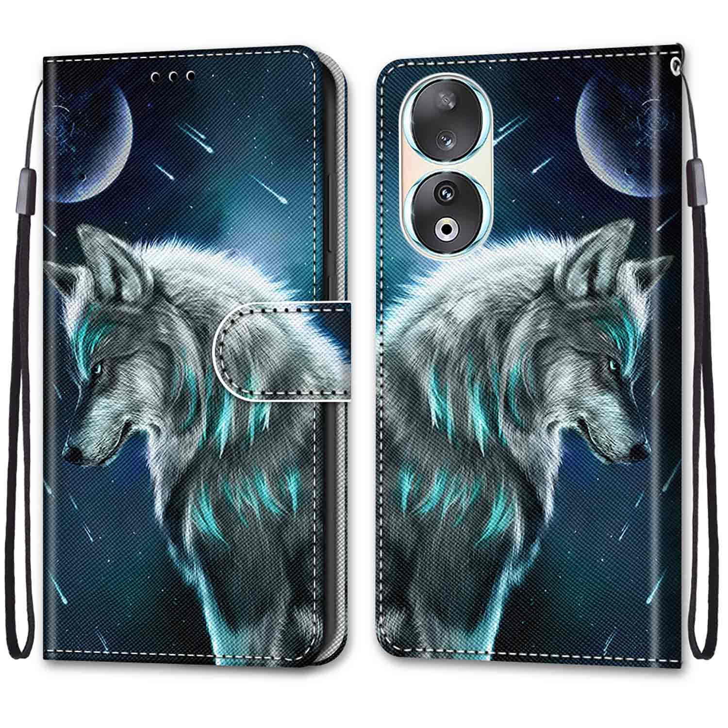 

Модный расписной узорный чехол-книжка с ремешком для iPhone Samsung Huawei Honor Xiaomi Redmi OPPO Realme Moto Asus Samsung Galaxy A31