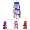 Top-quality 6 Pockets Clear Hanging Purse Handbag Tote Bag Storage Closet Organizer