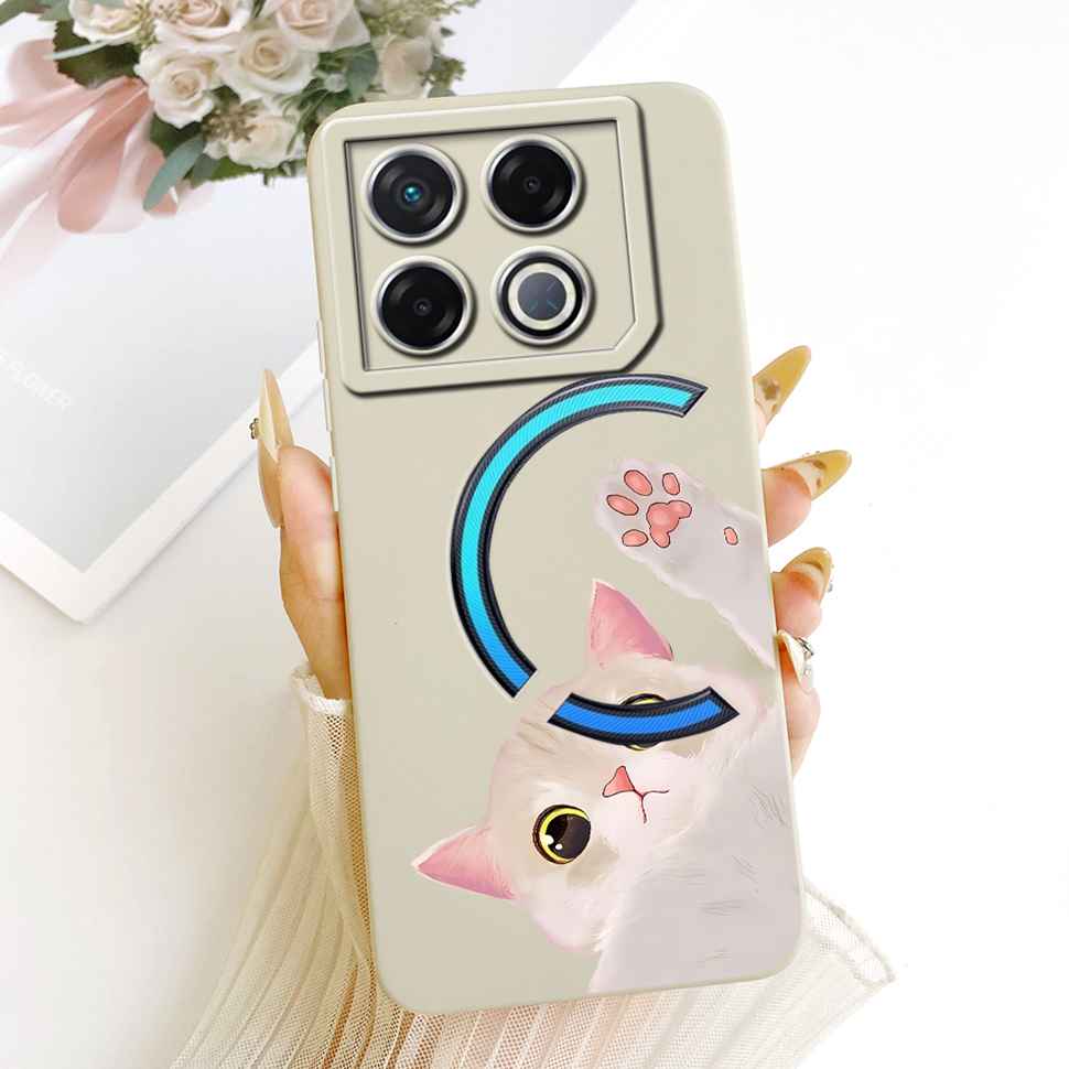For Infinix GT 20 GT20 Pro Case Lucky Cute Cat Rabbit Cartoon Pattern Back Cover For Infinix GT 20Pro X6871 Phone Shell Coque