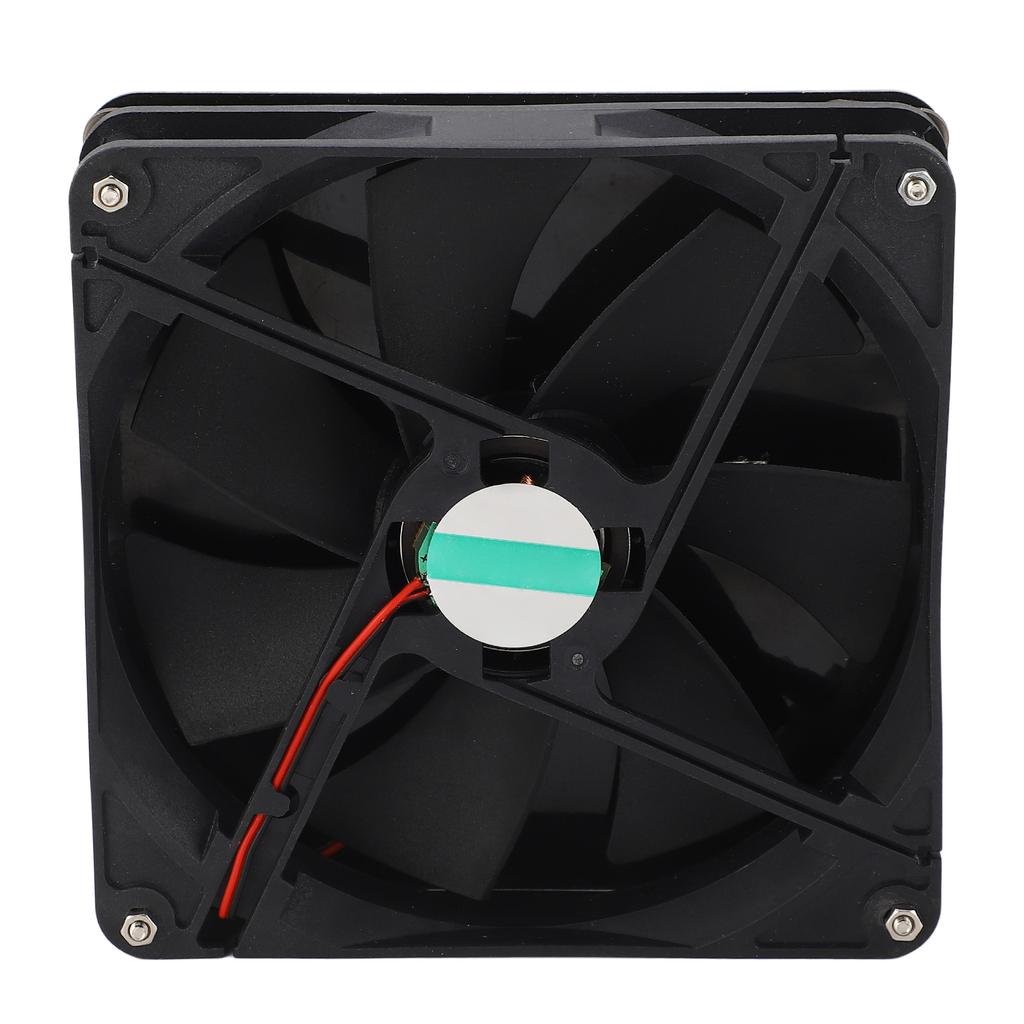 Solar Panel Powered Fan Kit 20W Monocrystalline Solar Panel Exhaust Fan Kit for Outdoor Travel Greenhouse Black