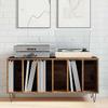 Vinyl Record Cabinet Rustic Wood Look 100 x 38 x 48 cm Engineered Wood