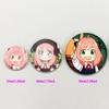 32/44/58mm SPY X FAMILY Enamel Pin Cute Anime Brooches Anya Forger Cute Head Lapel Pins Cartoon Badge Backpack Hat Jewelry Accessories Gift