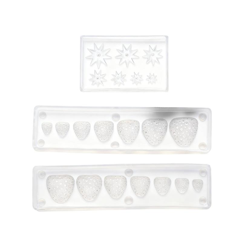 Flexible Silicone Mold With Easy Release For Strawberry Resin Crafts Handmade Projects Home Crafting Accessory