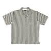 MALBON GOLF Striped Button-Up Sweater Khaki (Man)