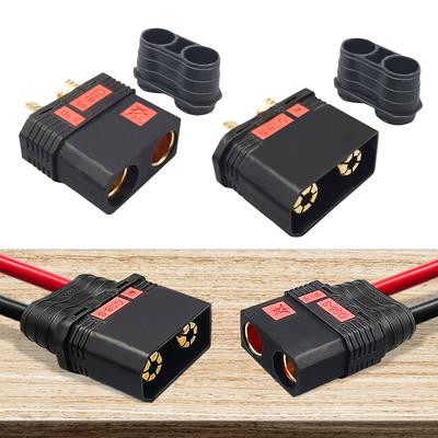 QS8-S Hochlast-Batterieanschluss Antifunken-Goldstecker Große Leistungsstecker für ferngesteuerte Anlagen, Schutzdrohnen-Modell