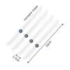 4pcs Car Door Transparent Anti-collision Protector Bar Strips For Alfa Romeo Giulia Stelvio Junior Tonale 33 Stradale 4C Giu