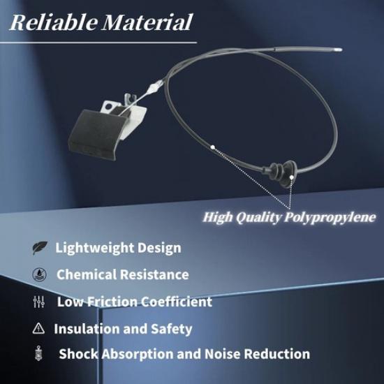 High Quality 1Pcs Hood Release Cable Fits for Infiniti G25 2011-2012 65621-JK600