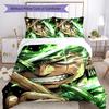 Set de 3 Huse Design Z-Zoro1 - Lenjerie de Pat Imprimată HD cu 1 Husă și 2 Fețe de Pernă - Perfect pentru Decorul Casei și al Camerei de Cămin