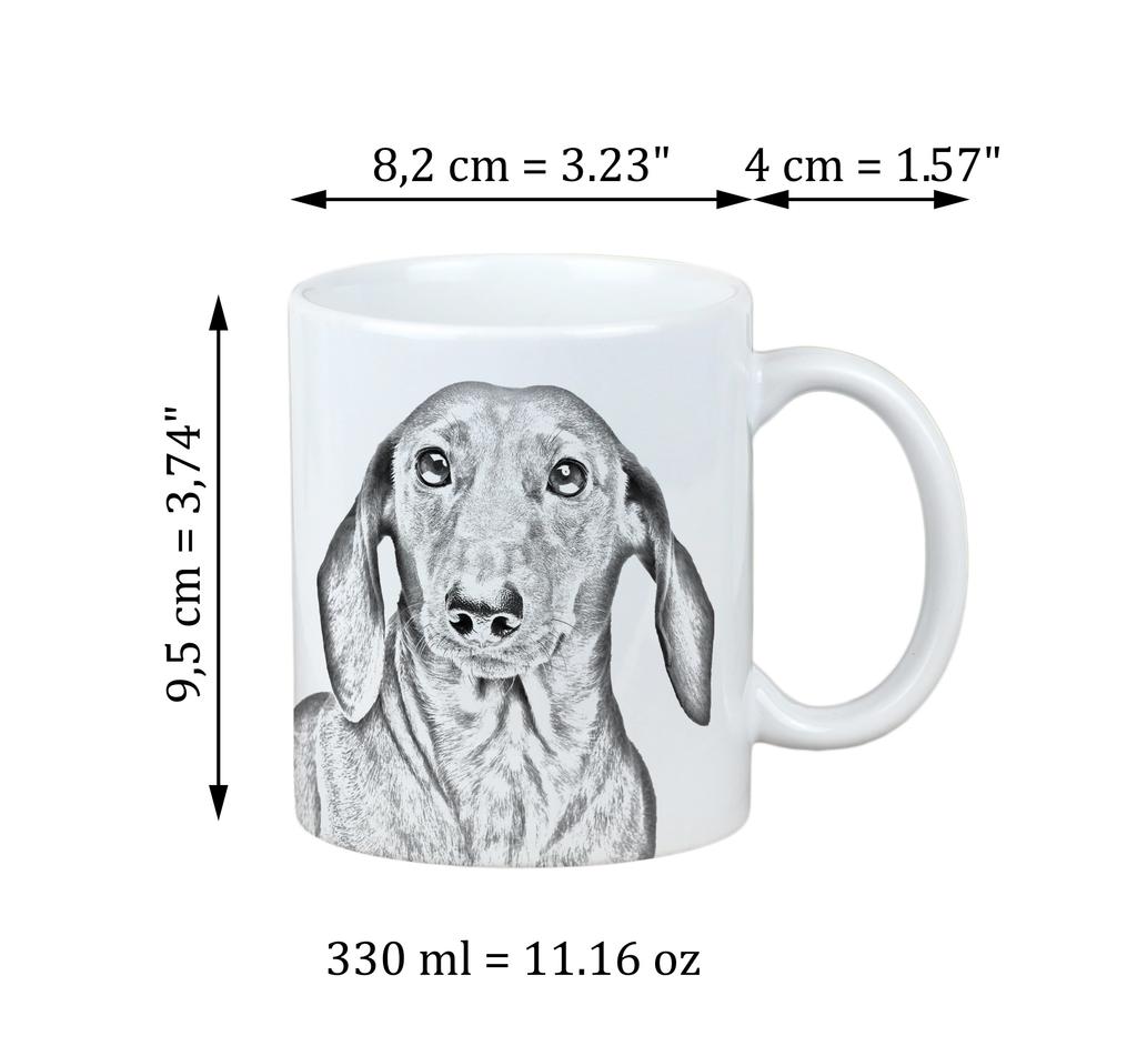 Dachshund I - cup with a dog, personalized cup with a print, a classic gift for everyone from the Art-Dog brand