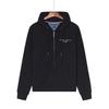 Tommy Men's Long-Sleeve Jacket, Hooded Cardigan, Spring & Autumn Sweatshirt, Casual Base Layer